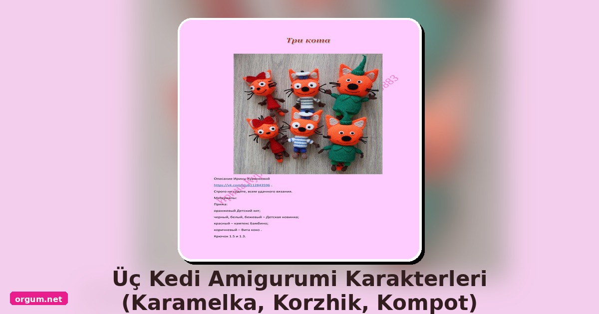 Orgum.net - Ücretsiz Örgü Modelleri Ve Amigurumi Tarifleri