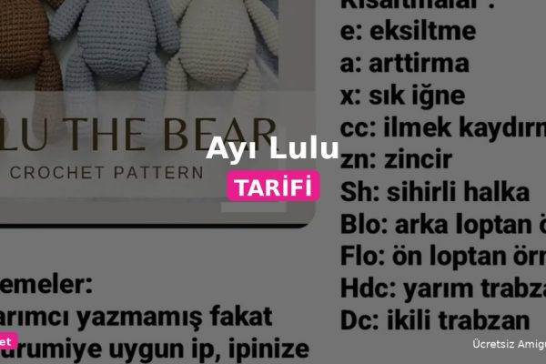 Orgum.net - Ücretsiz Örgü Modelleri Ve Amigurumi Tarifleri