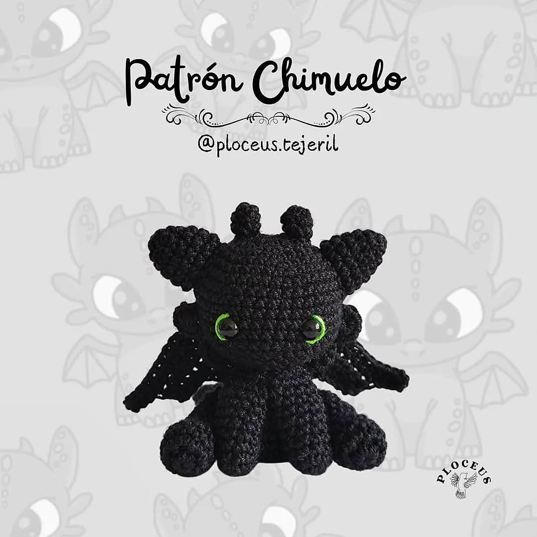 Dişsiz Ejderha (Chimuelo) Amigurumi