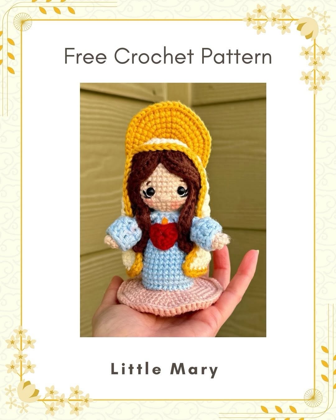 Küçük Meryem Amigurumi Bebek Amigurumi