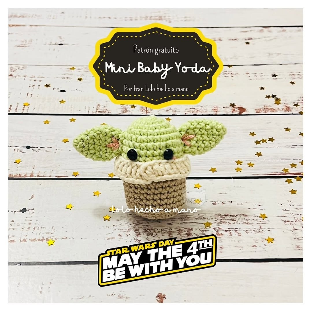 Mini Baby Yoda (Grogu) Amigurumi