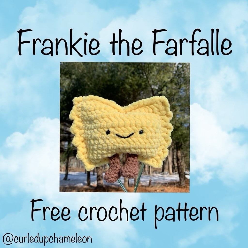 Frankie The Farfalle Amigurumi Kelebek Makarna Amigurumi