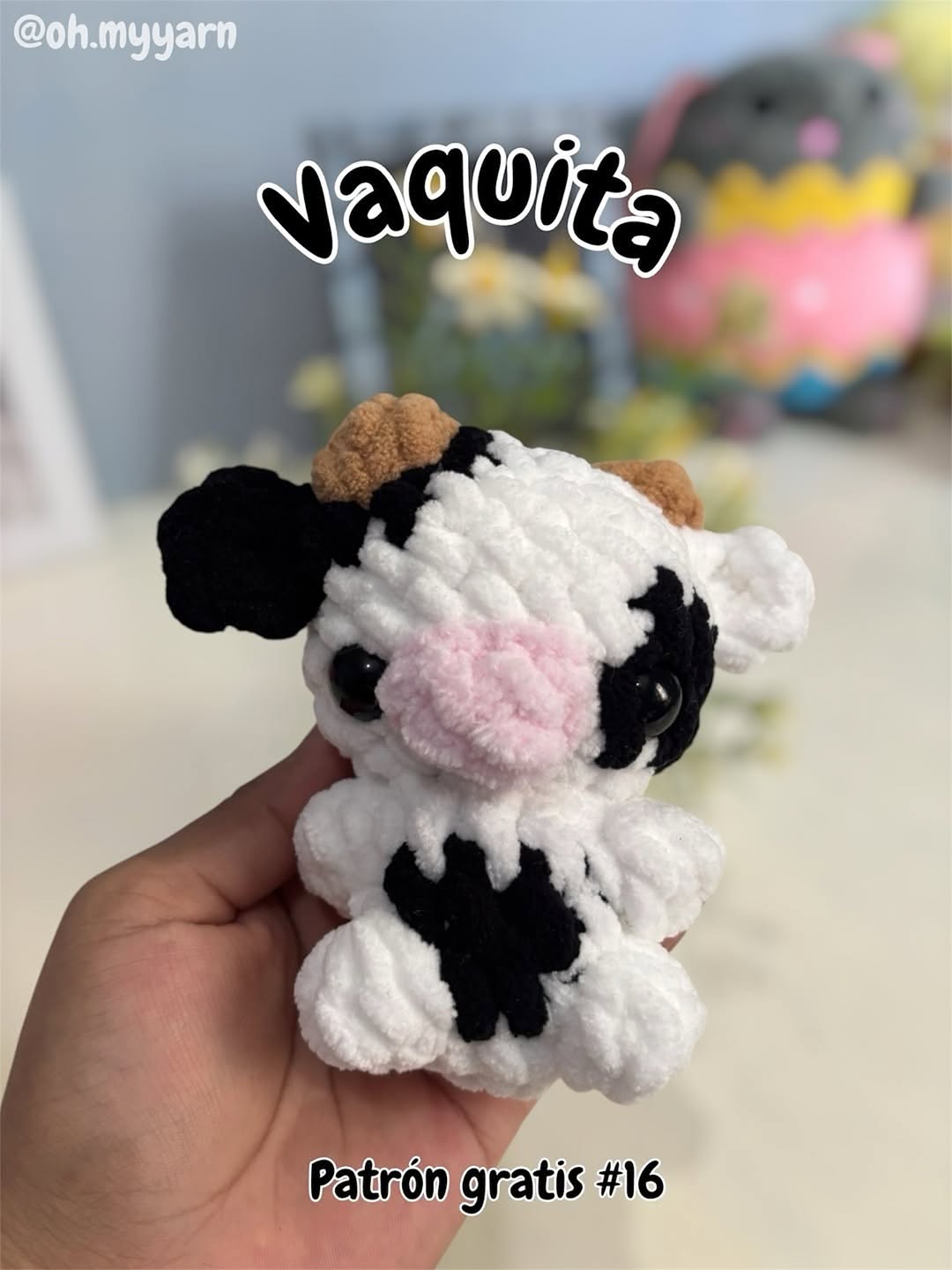 Mini İnek Ulla Amigurumi