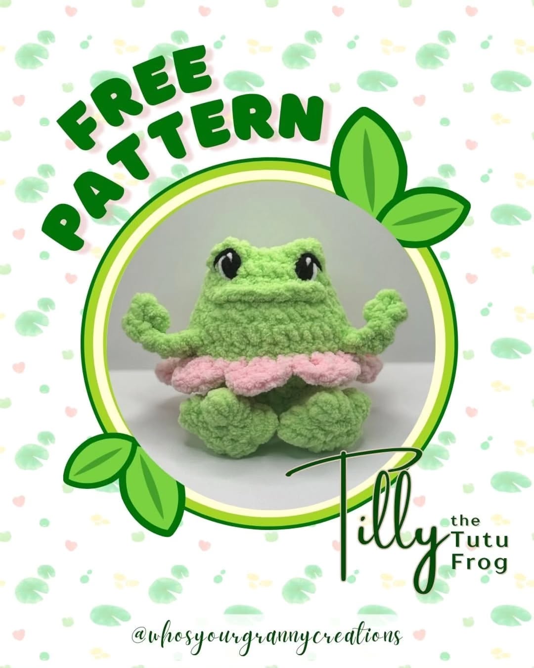 Tilly Etekli Kurbağa Amigurumi