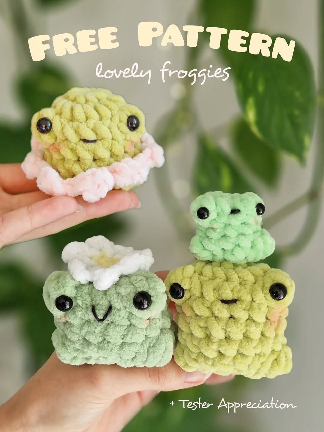 Sevimli Kurbağacıklar Amigurumi