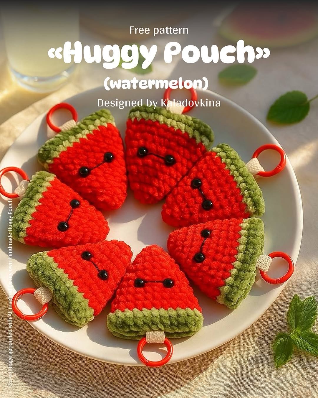 Karpuz Amigurumi Çanta Amigurumi