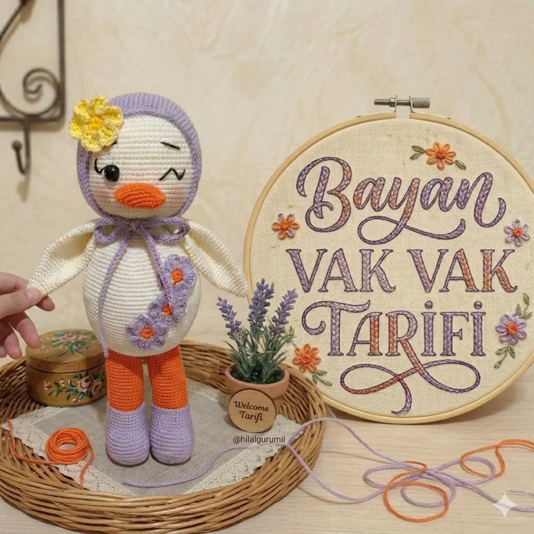 Bayan Vak Vak Amigurumi
