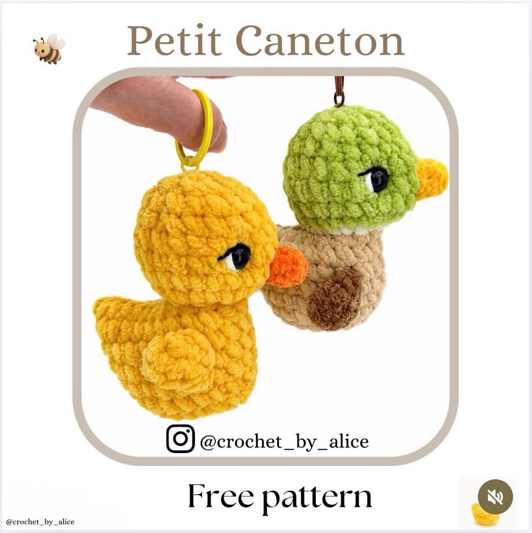 Küçük Ördek Yavrusu Amigurumi
