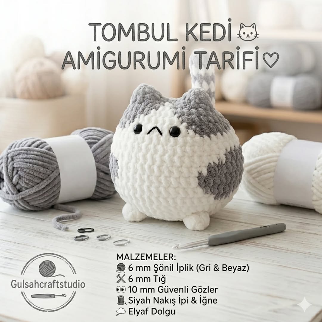 Tombul Kedi Amigurumi