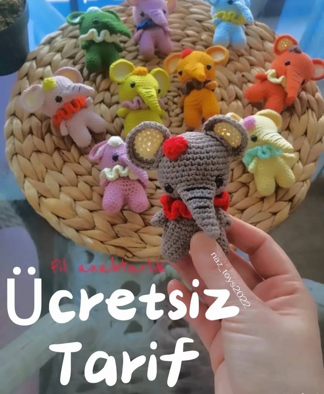 Minik Fil Amigurumi Amigurumi