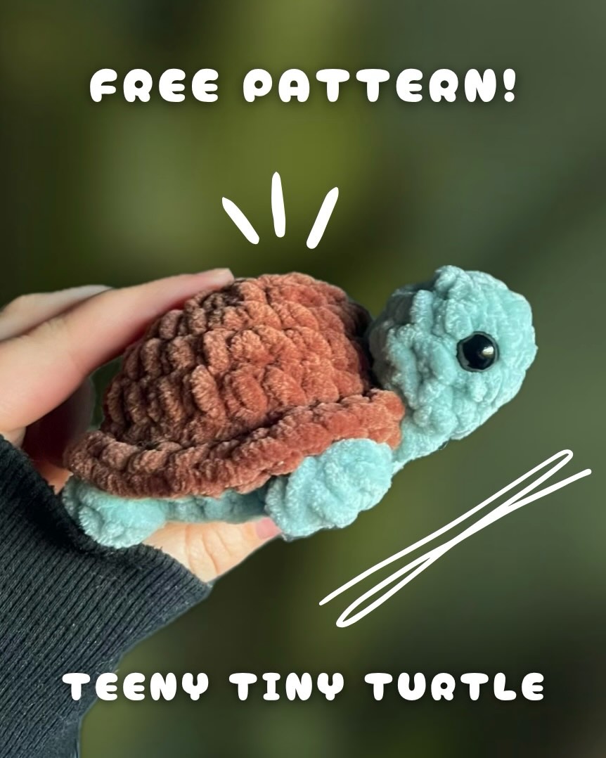 Küçücük Kaplumbağa Amigurumi