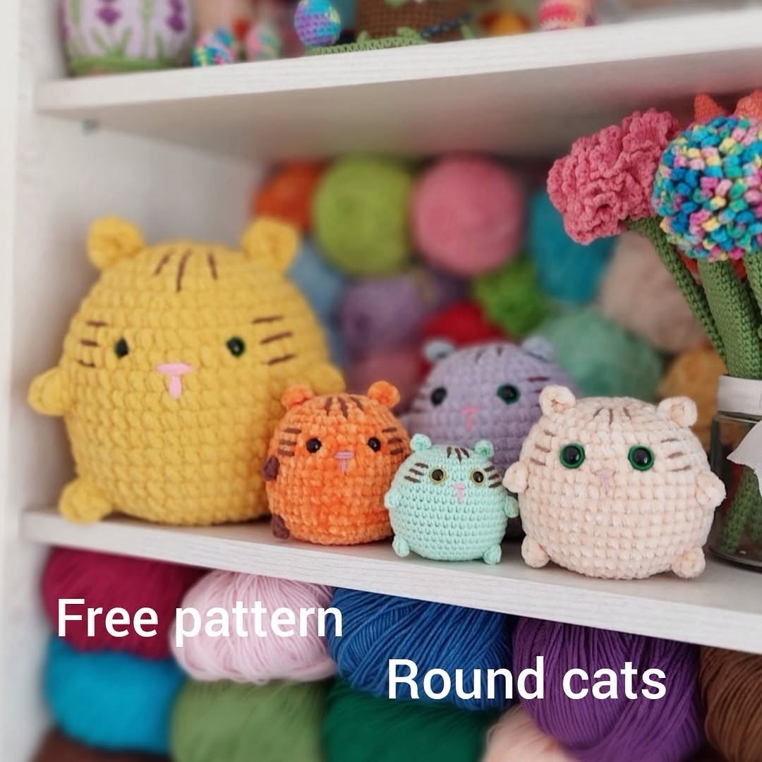 Yuvarlak Kedi Amigurumi
