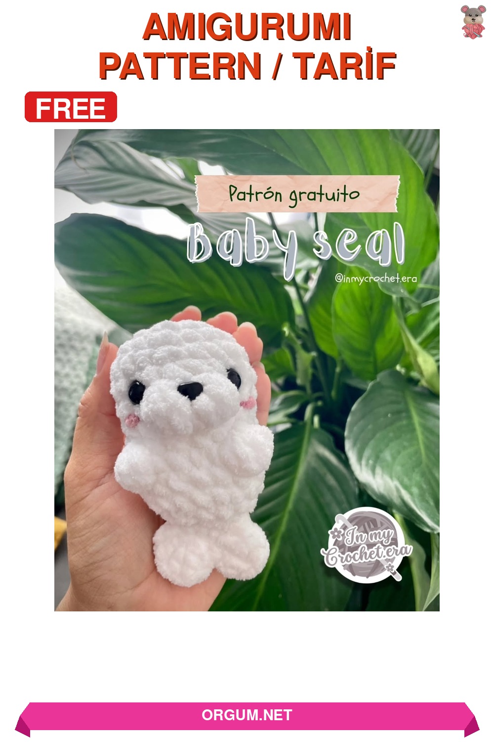 Şönil Mini Ayıcık Amigurumi Tarifi Pin