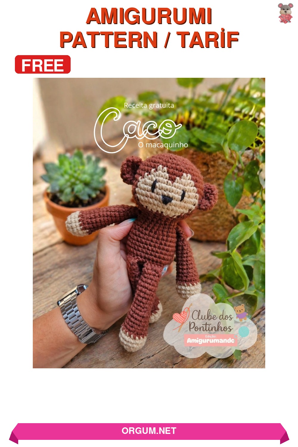 Minik Ayıcık Mia Amigurumi Tarifi Amigurumi Tarifi Pin