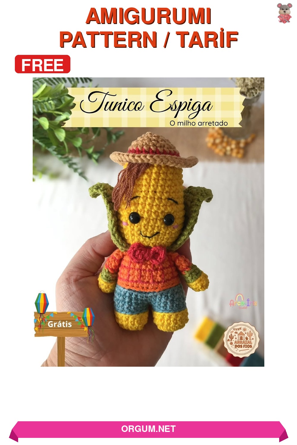 Tunico Mısır Amigurumi Amigurumi Tarifi Pin