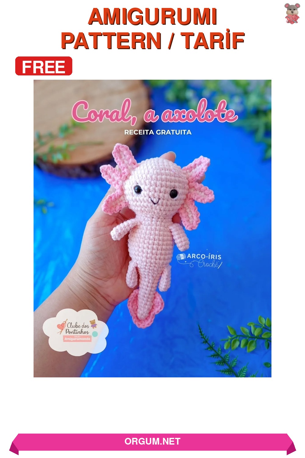 Sevimli Balık Amigurumi Amigurumi Tarifi Pin