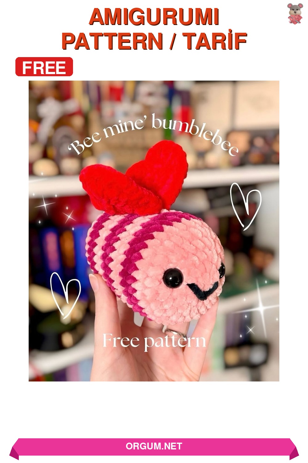 Arı Amigurumi Amigurumi Tarifi Pin