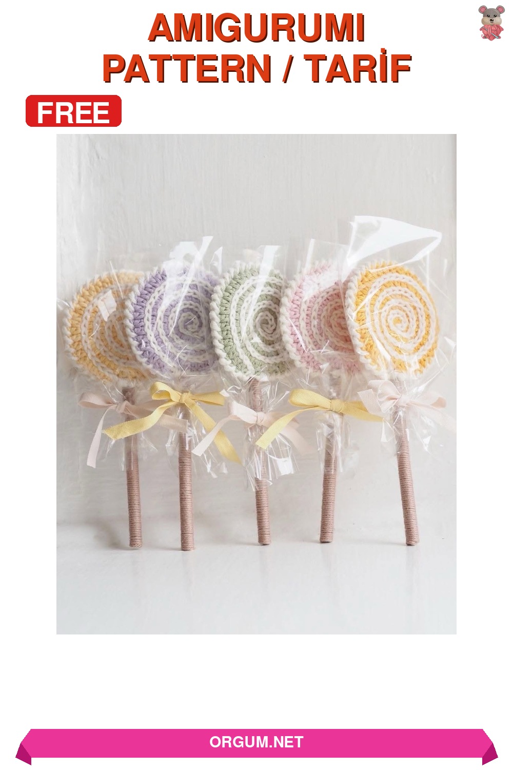 Amigurumi Lolipop Amigurumi Tarifi Pin