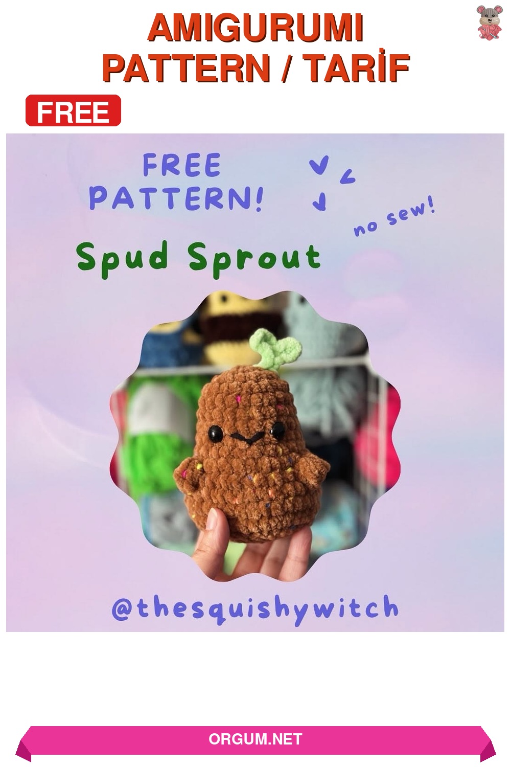 Patates Filizi Amigurumi Amigurumi Tarifi Pin