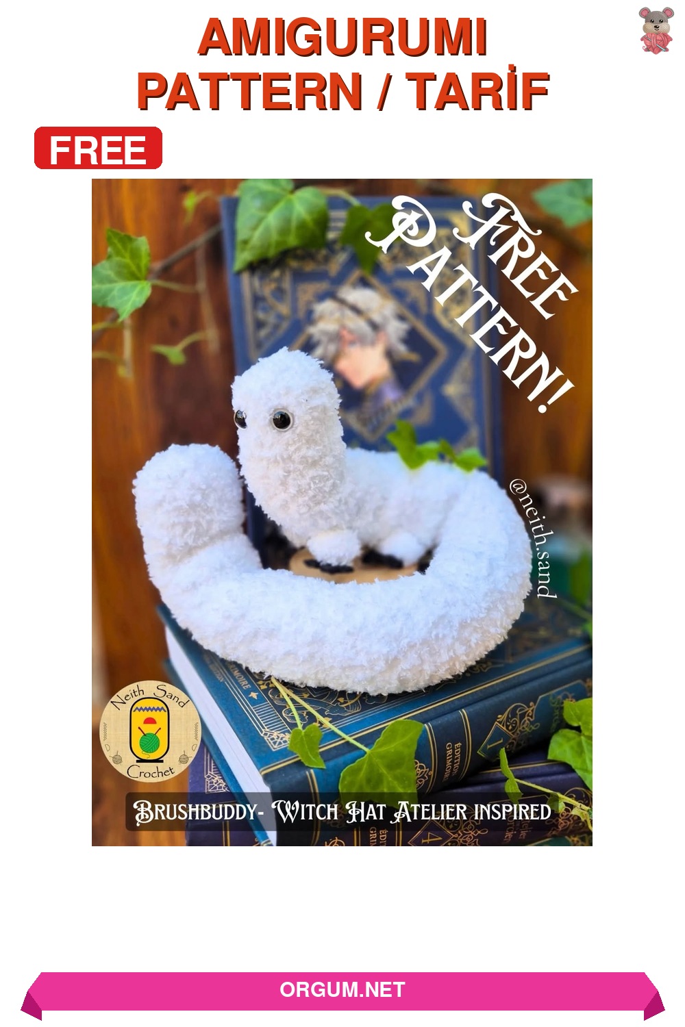 Fırça Dostu Amigurumi Amigurumi Tarifi Pin