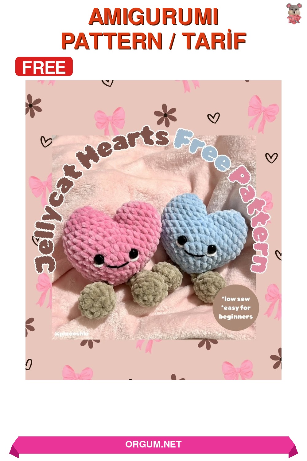 Sevimli Blob Amigurumi Amigurumi Tarifi Pin