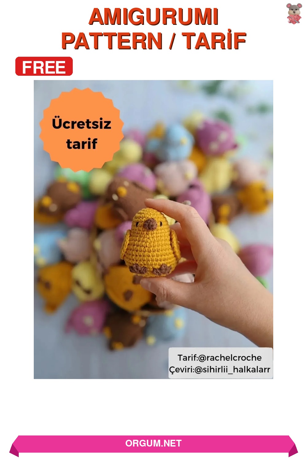 Amigurumi Kuş Amigurumi Tarifi Pin