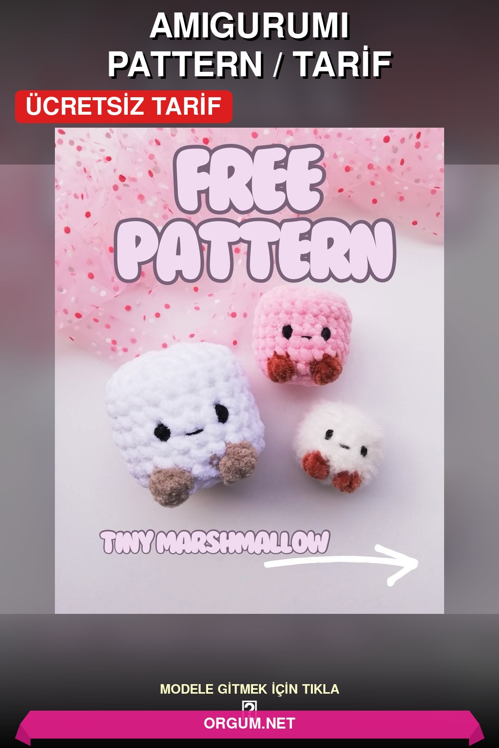Minik Marshmallow Amigurumi Tarifi: Ücretsiz Ve Kolay Yapılışı 5 Minik Marshmallow Amigurumi Amigurumi Tarifi Pin