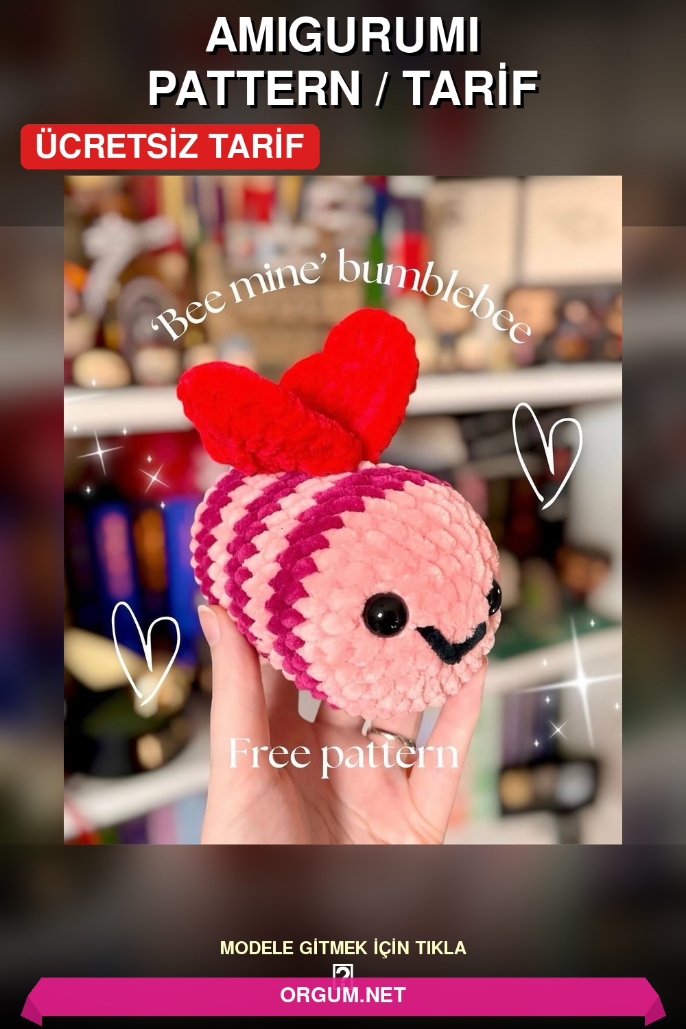 Arı Amigurumi Amigurumi Tarifi Pin