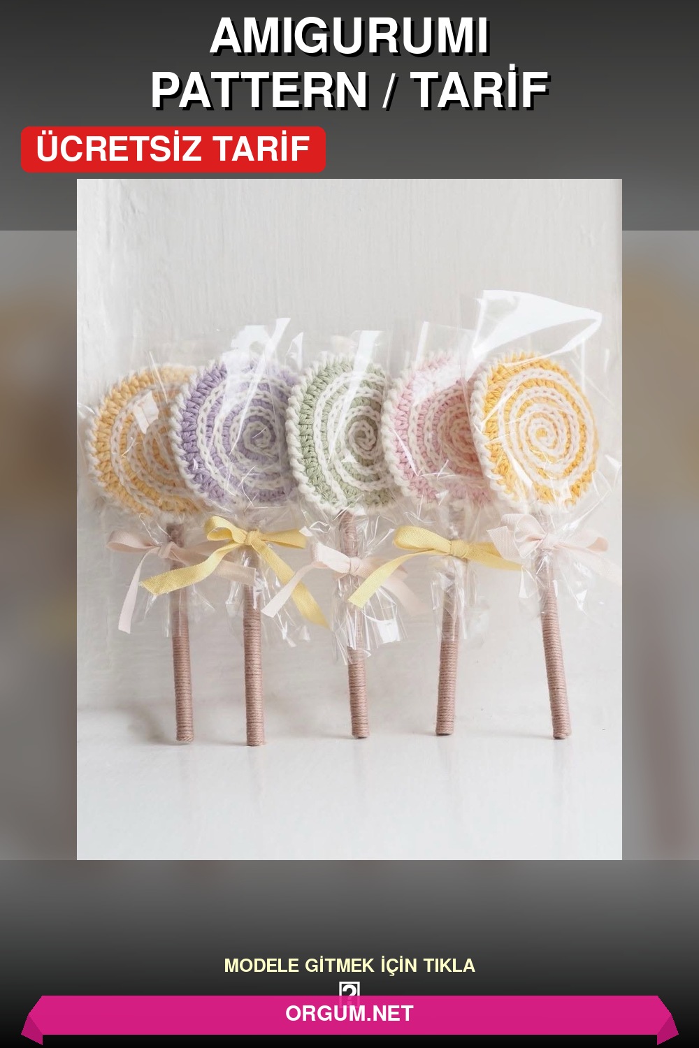 Amigurumi Lolipop Amigurumi Tarifi Pin