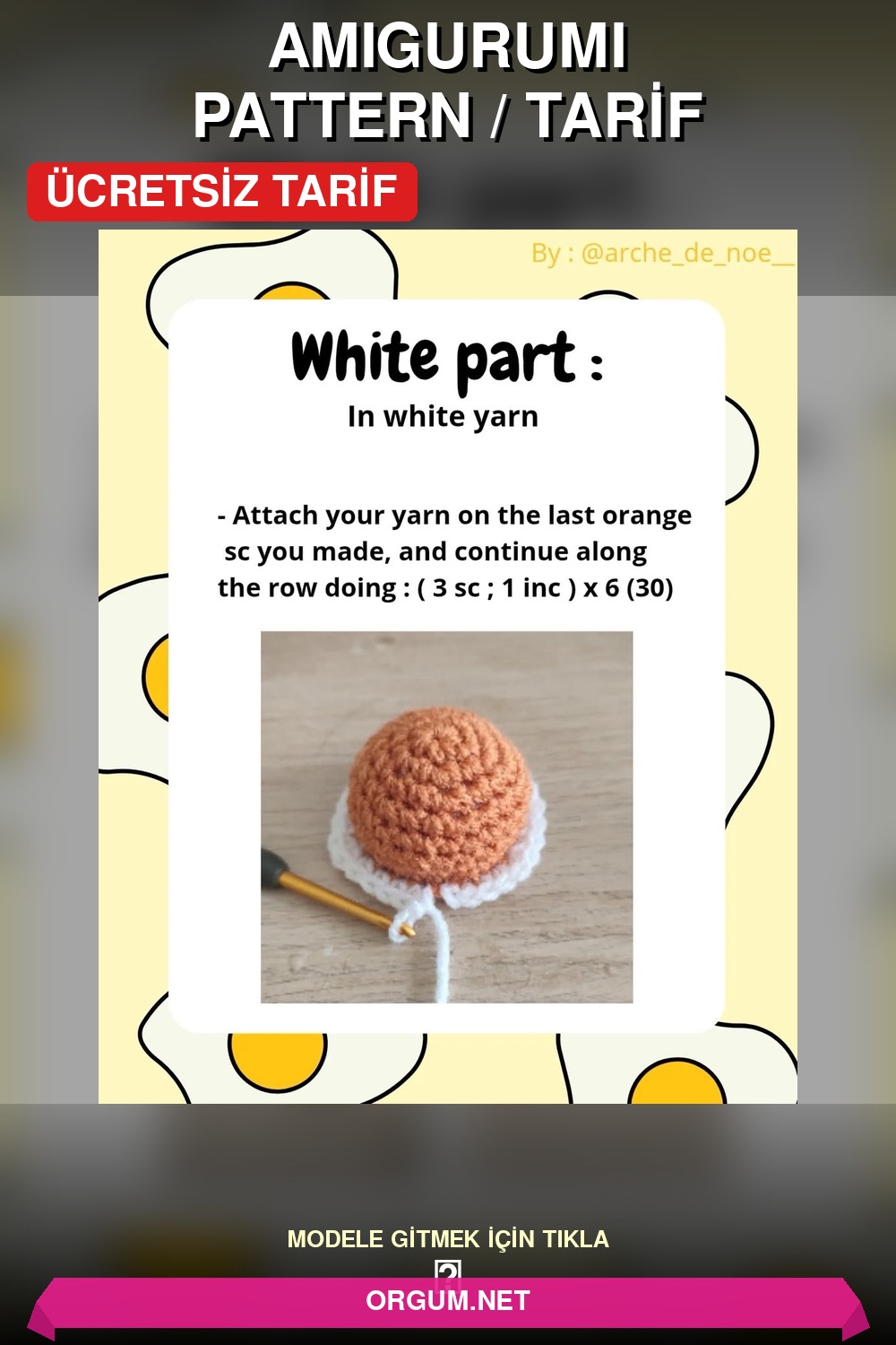 Sahanda Yumurta Amigurumi Amigurumi Tarifi Pin