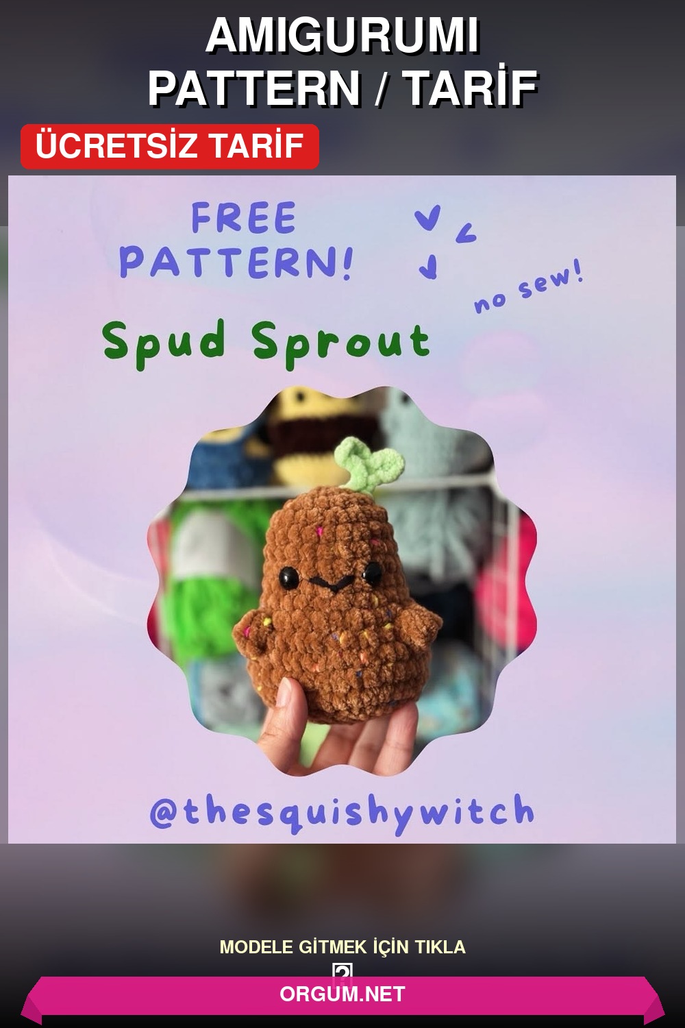 Patates Filizi Amigurumi Amigurumi Tarifi Pin