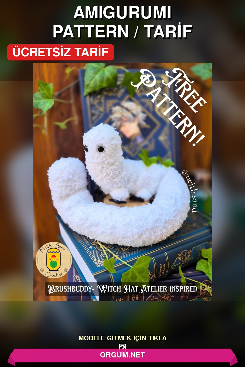 Fırça Dostu Amigurumi Amigurumi Tarifi Pin