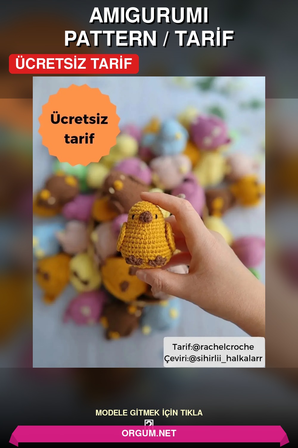 Amigurumi Kuş Amigurumi Tarifi Pin