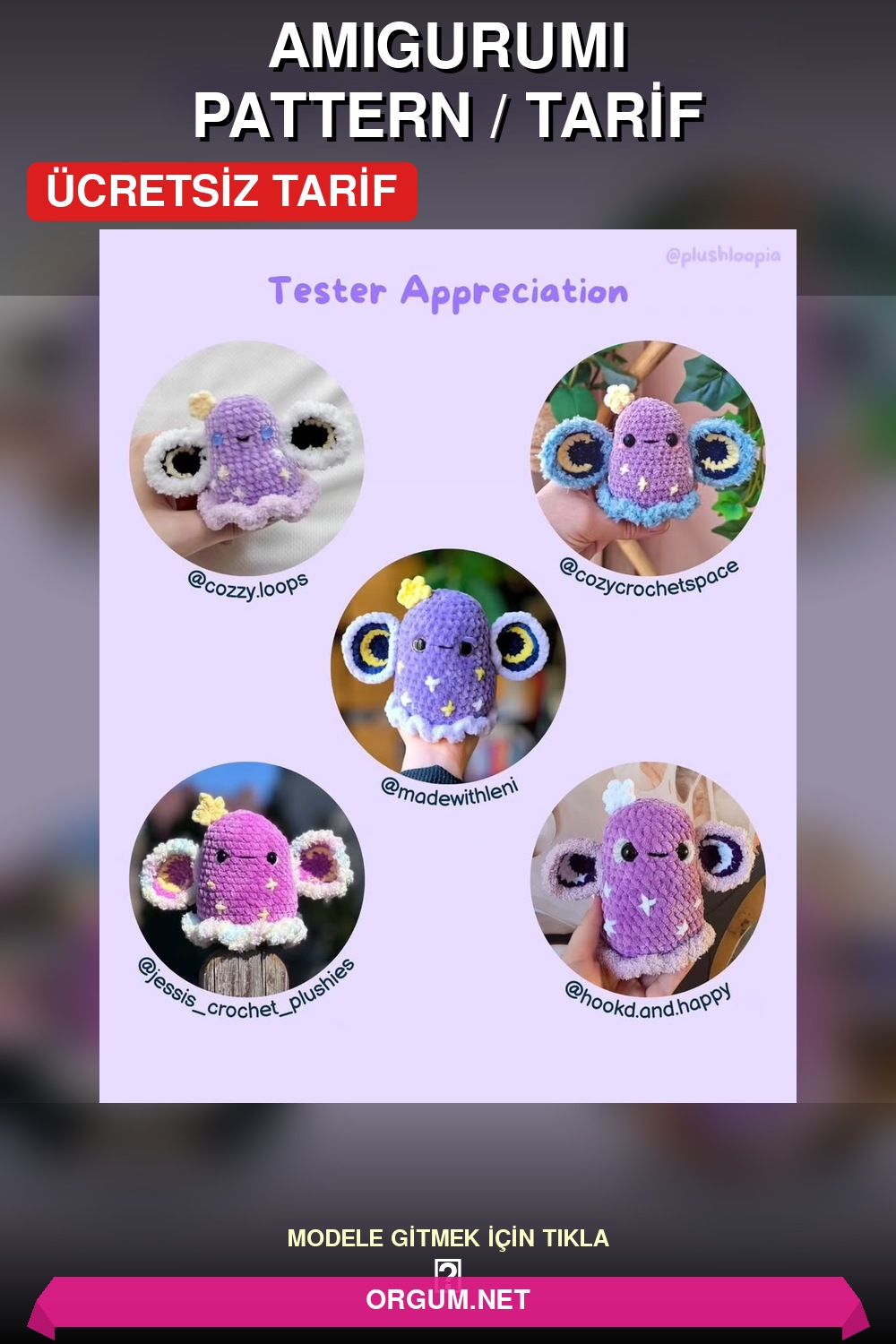 Celestial Critter Amigurumi Tarifi Pin