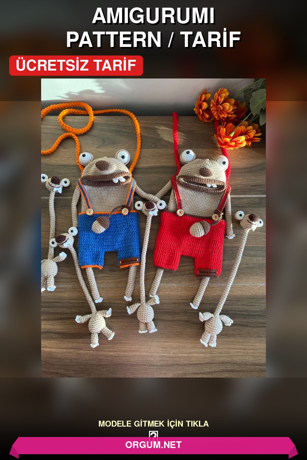 Bayram Şekeri Amigurumi Tarifi Pin