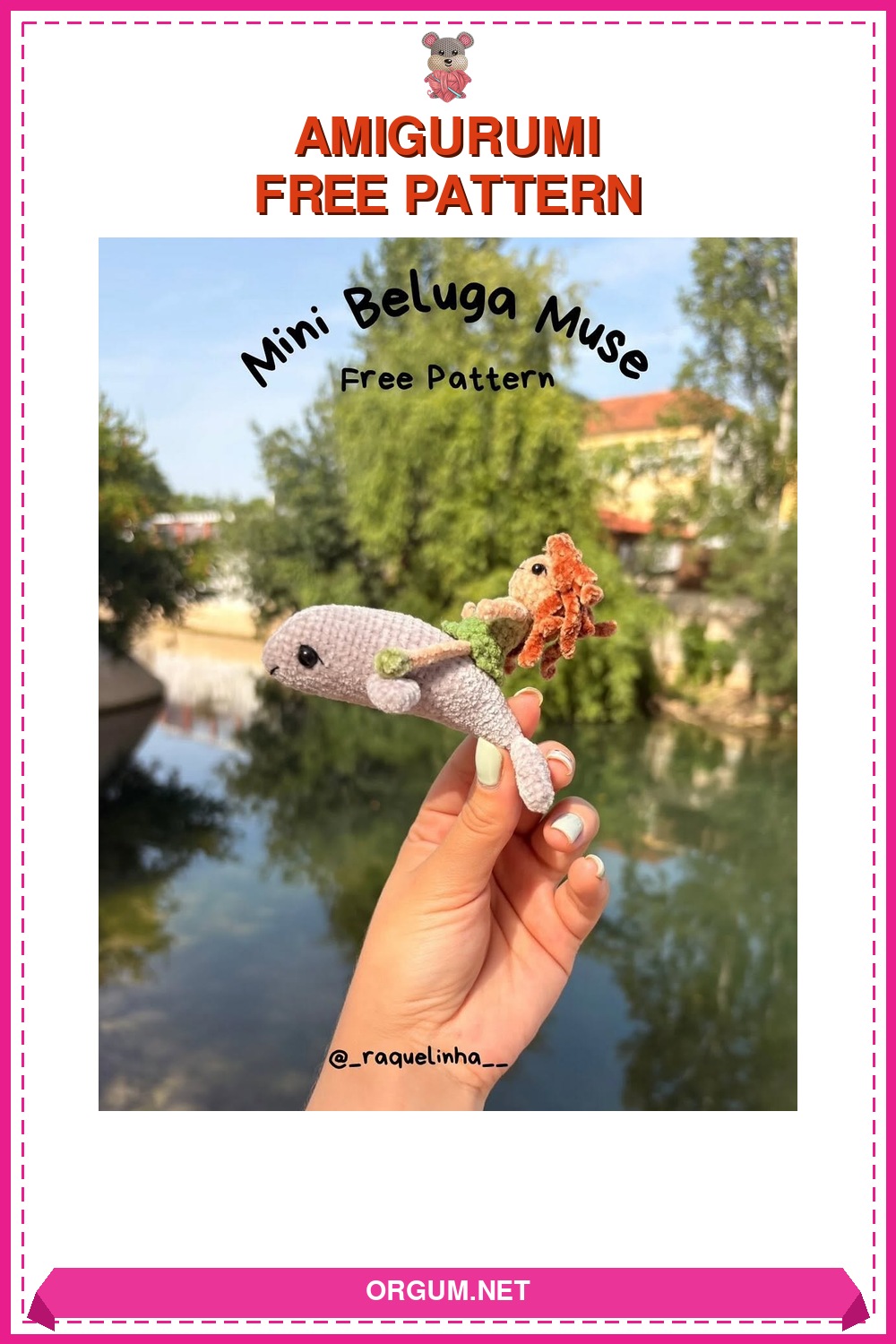Mini Beluga Muse Amigurumi Tarifi: Sevimli Balina Ve Kız Arkadaşı 6 Mini Beluga Muse Amigurumi Tarifi Pin