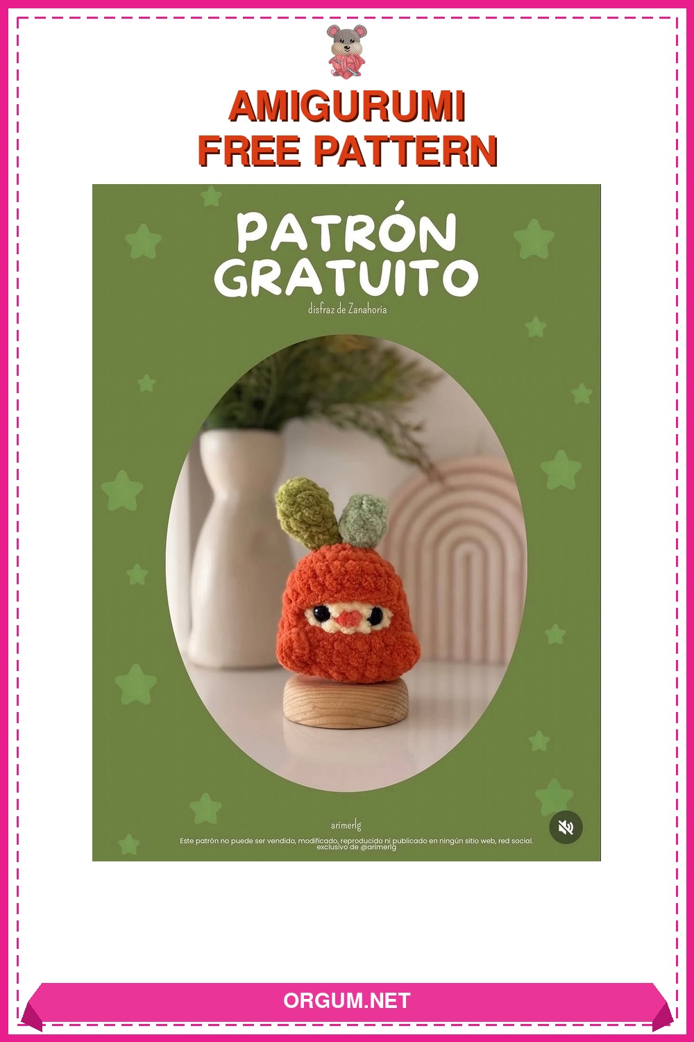 Havuç Kostümü Amigurumi Amigurumi Tarifi Pin