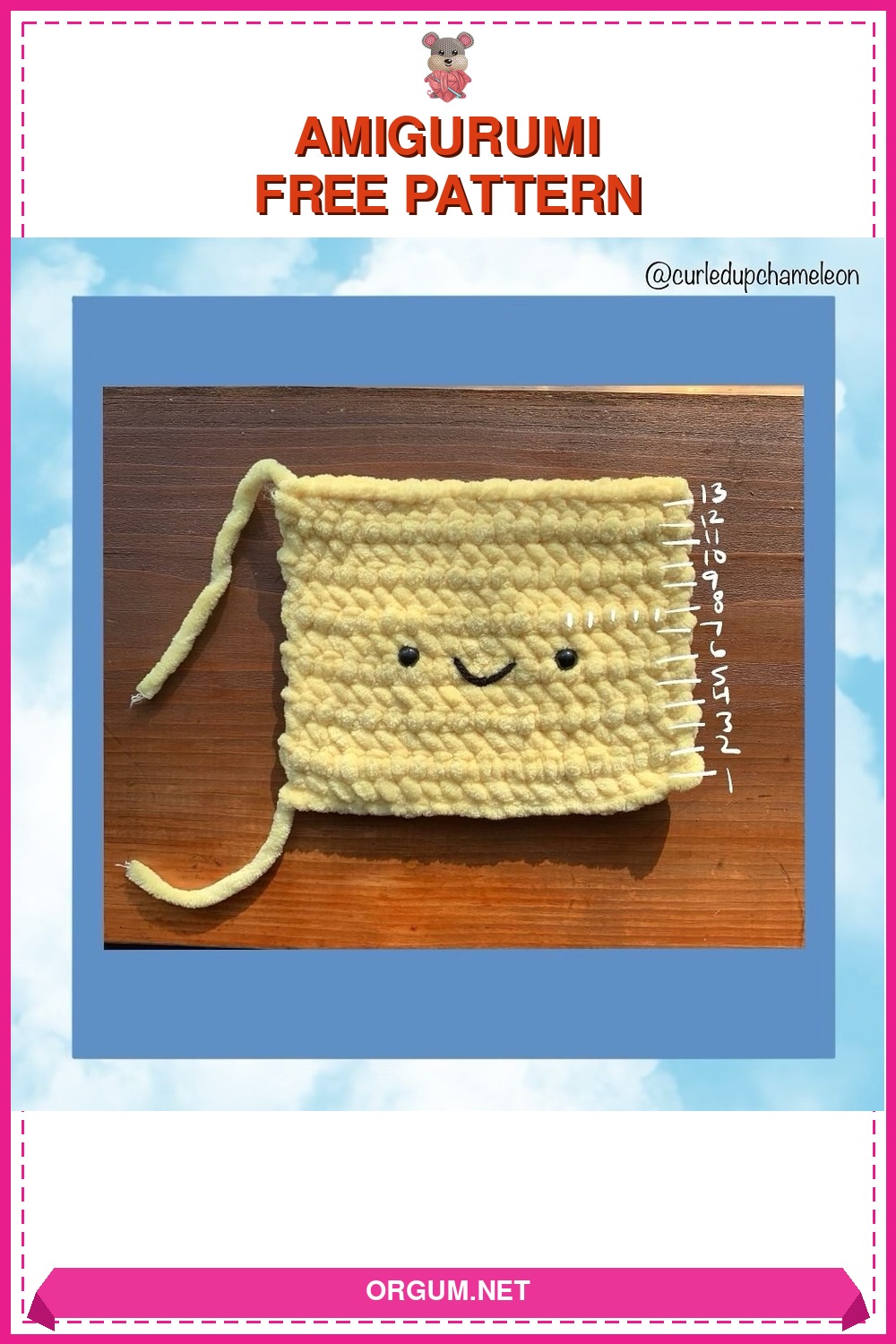 Frankie The Farfalle Amigurumi Kelebek Makarna Amigurumi Tarifi Pin