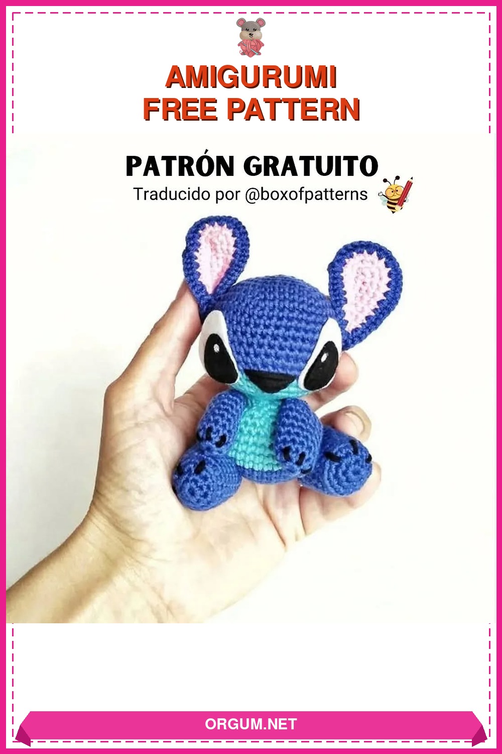 Mavi Amigurumi Karakteri Amigurumi Tarifi Pin