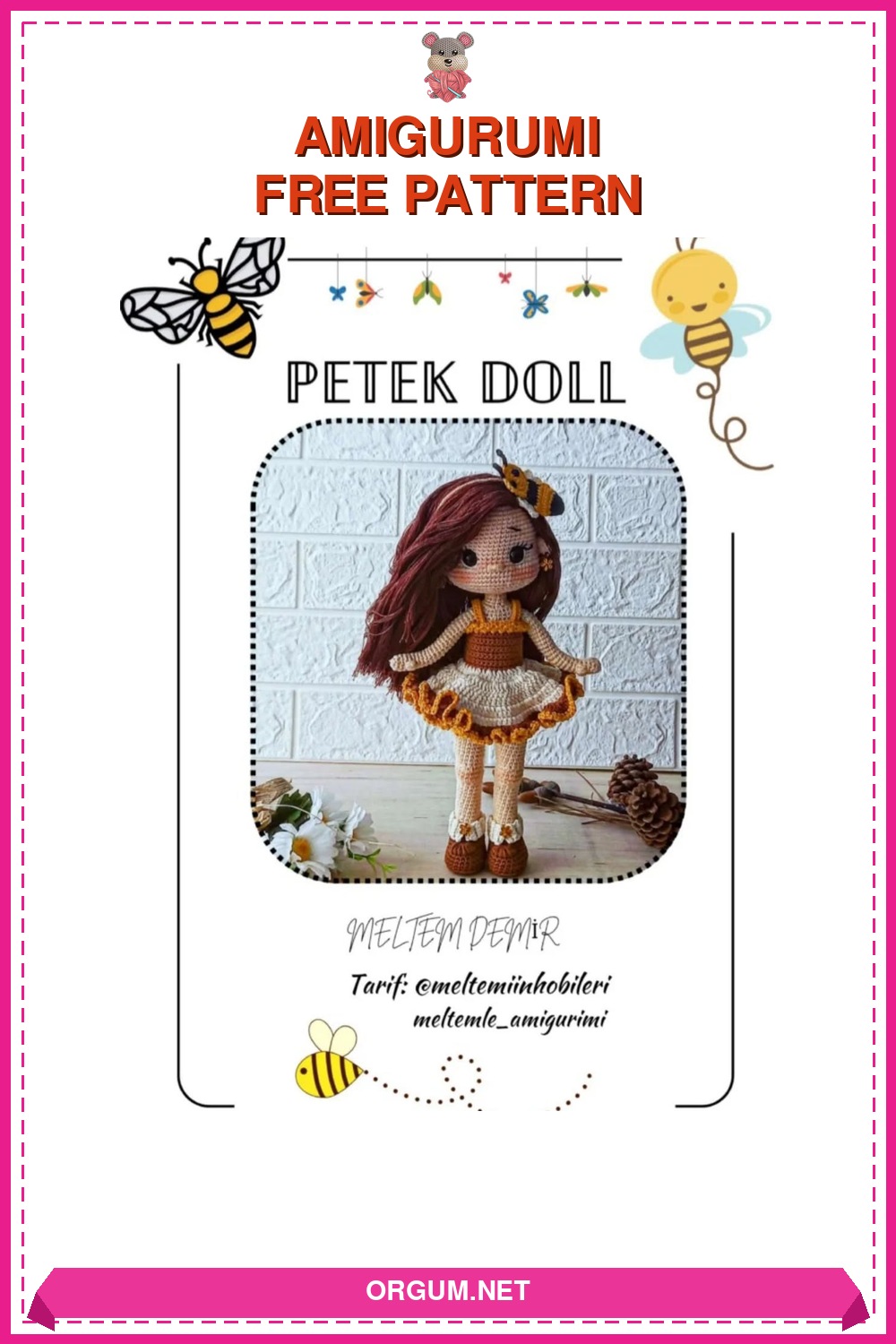 Meltem Bebek Amigurumi Tarifi Pin