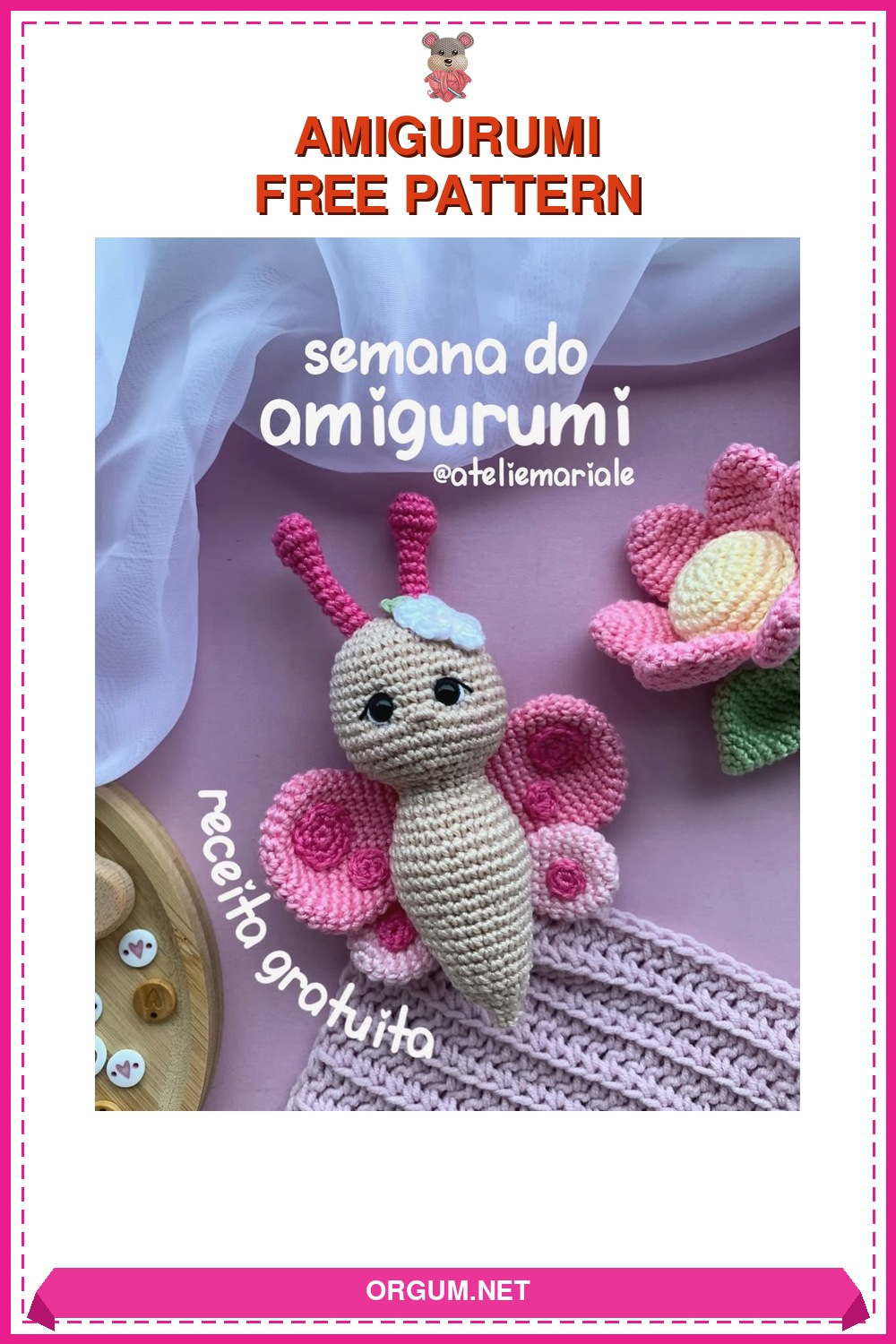 Amora Arı Amigurumi Tarifi Pin