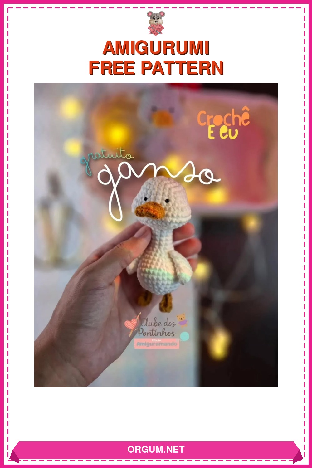 Minik Kaz Amigurumi Tarifi Pin