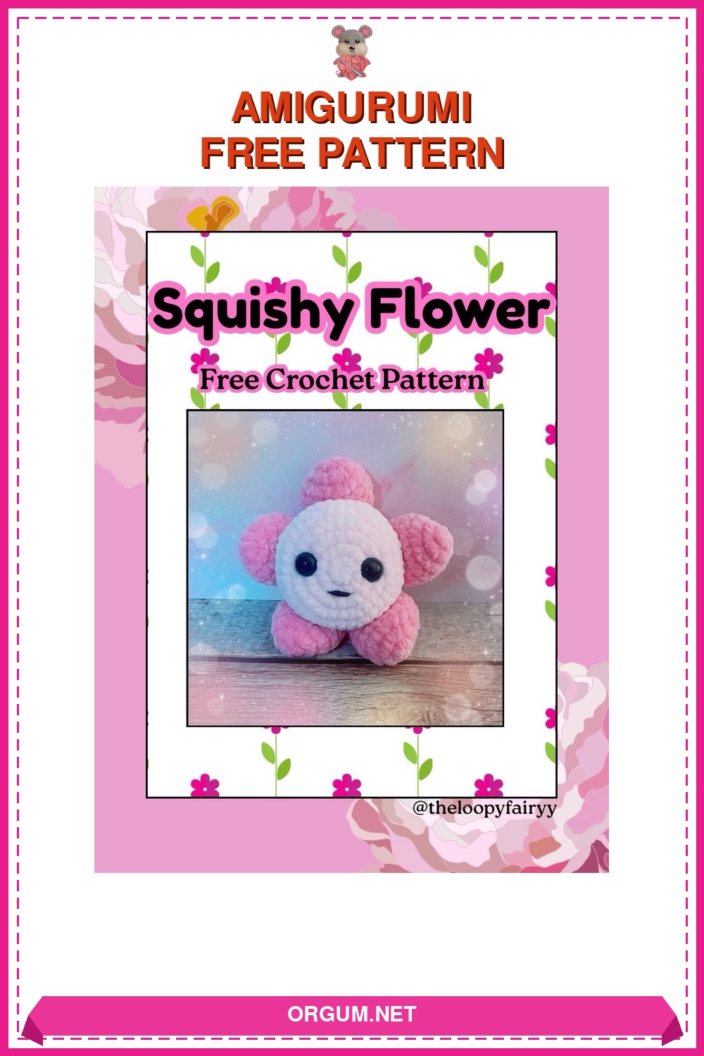 Yumuşak Çiçek Amigurumi Amigurumi Tarifi Pin