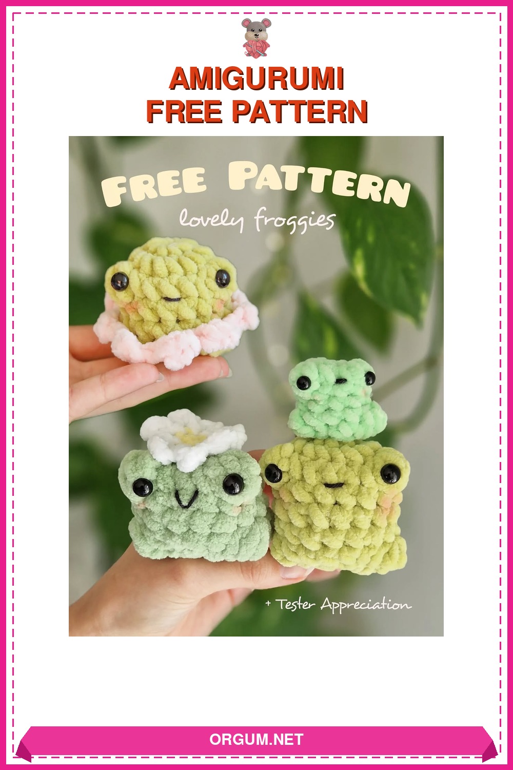 Sevimli Kurbağacıklar Amigurumi Tarifi Pin