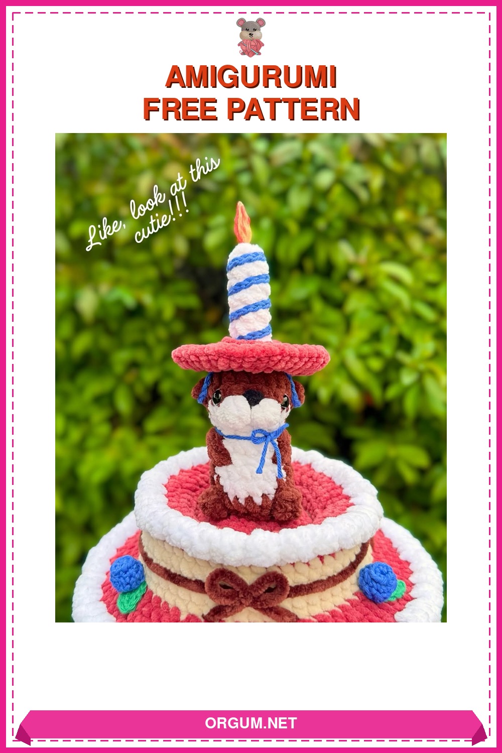 Su Samuru Sürprizli Pasta Amigurumi Amigurumi Tarifi Pin
