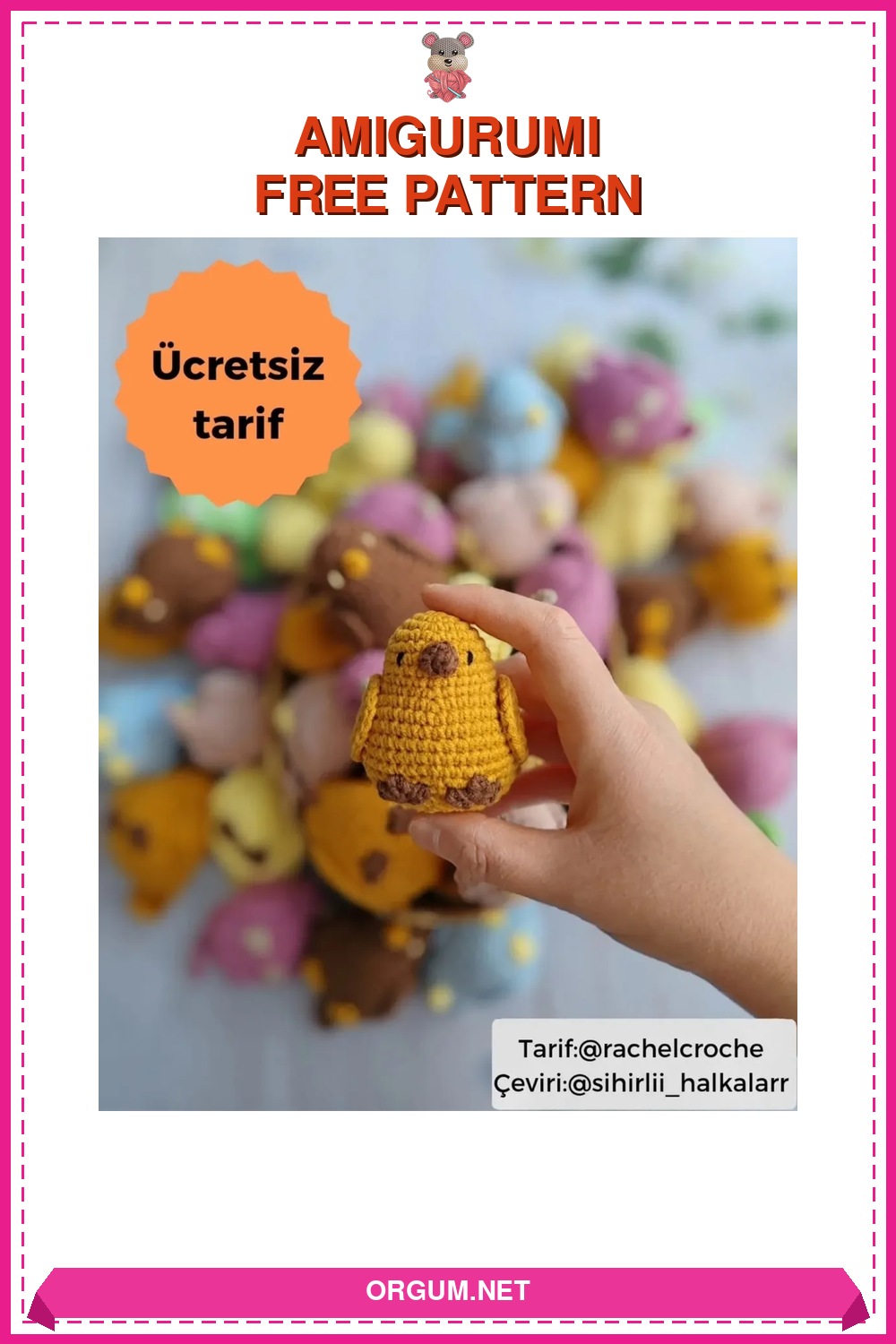Amigurumi Kuş Amigurumi Tarifi Pin