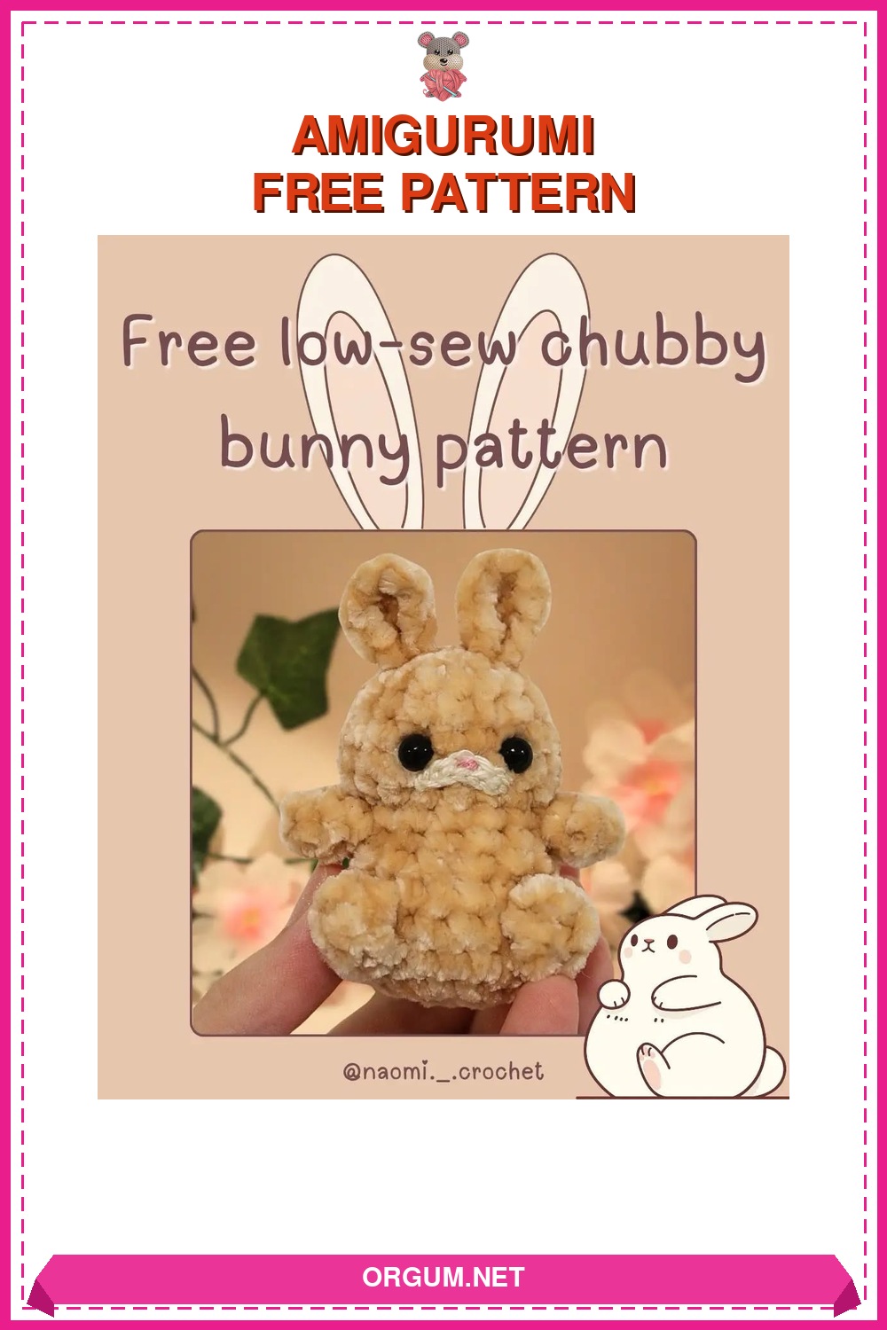 Tombul Tavşan Amigurumi Tarifi Pin