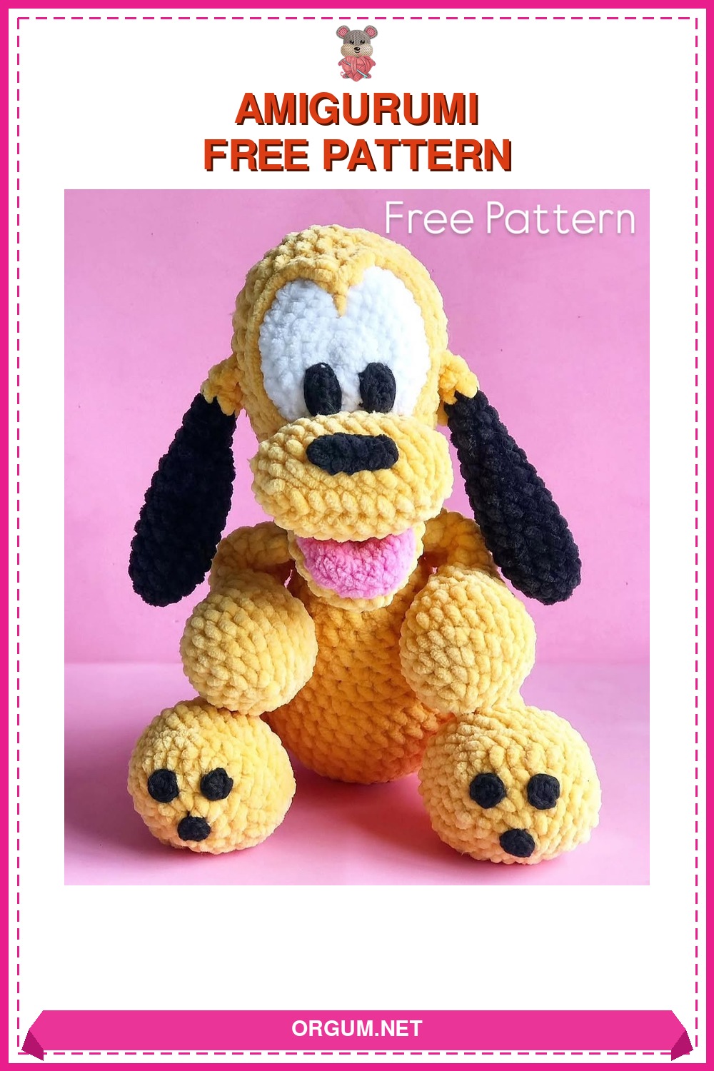 Pluto Amigurumi Amigurumi Tarifi Pin