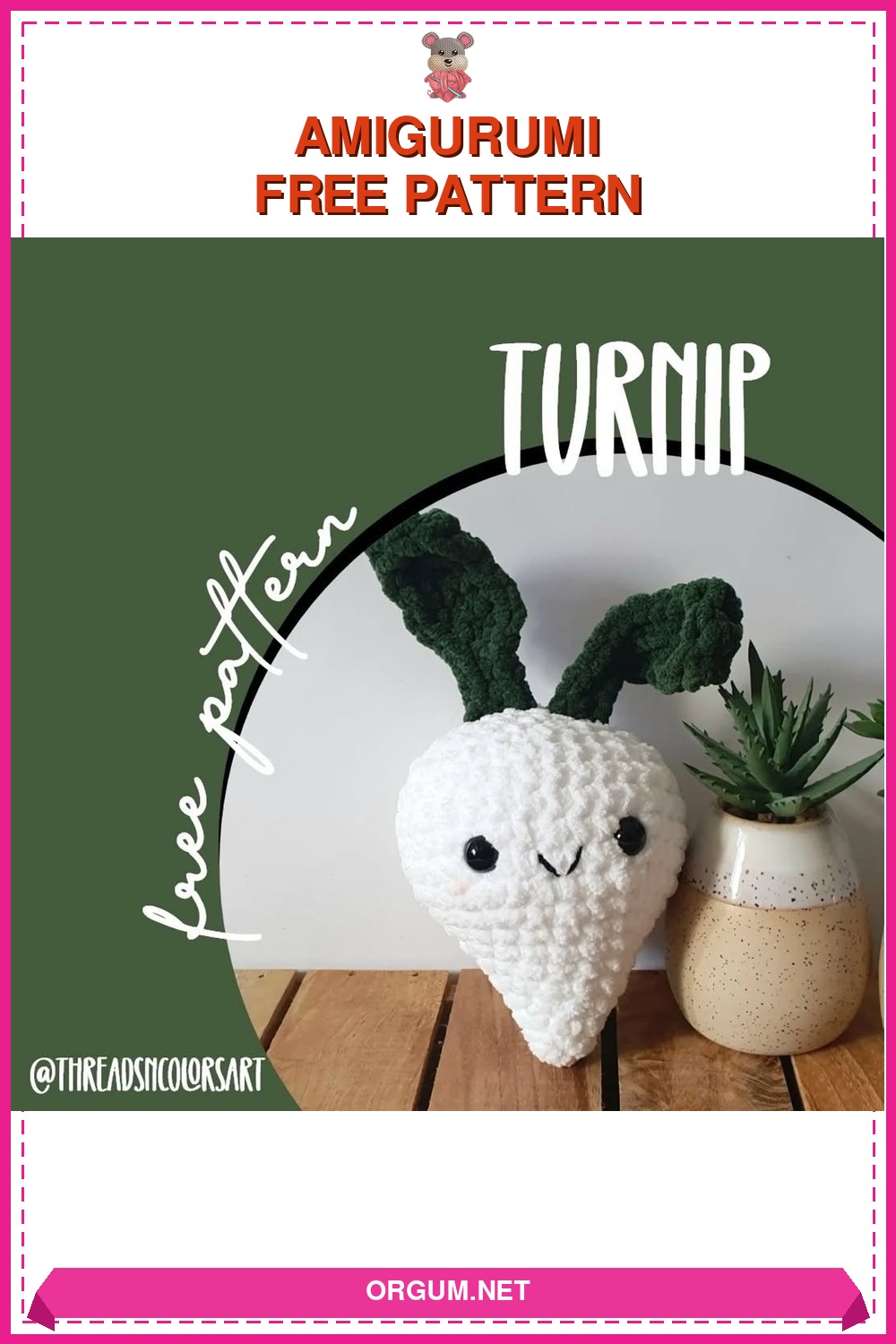 Şalgam Amigurumi Amigurumi Tarifi Pin