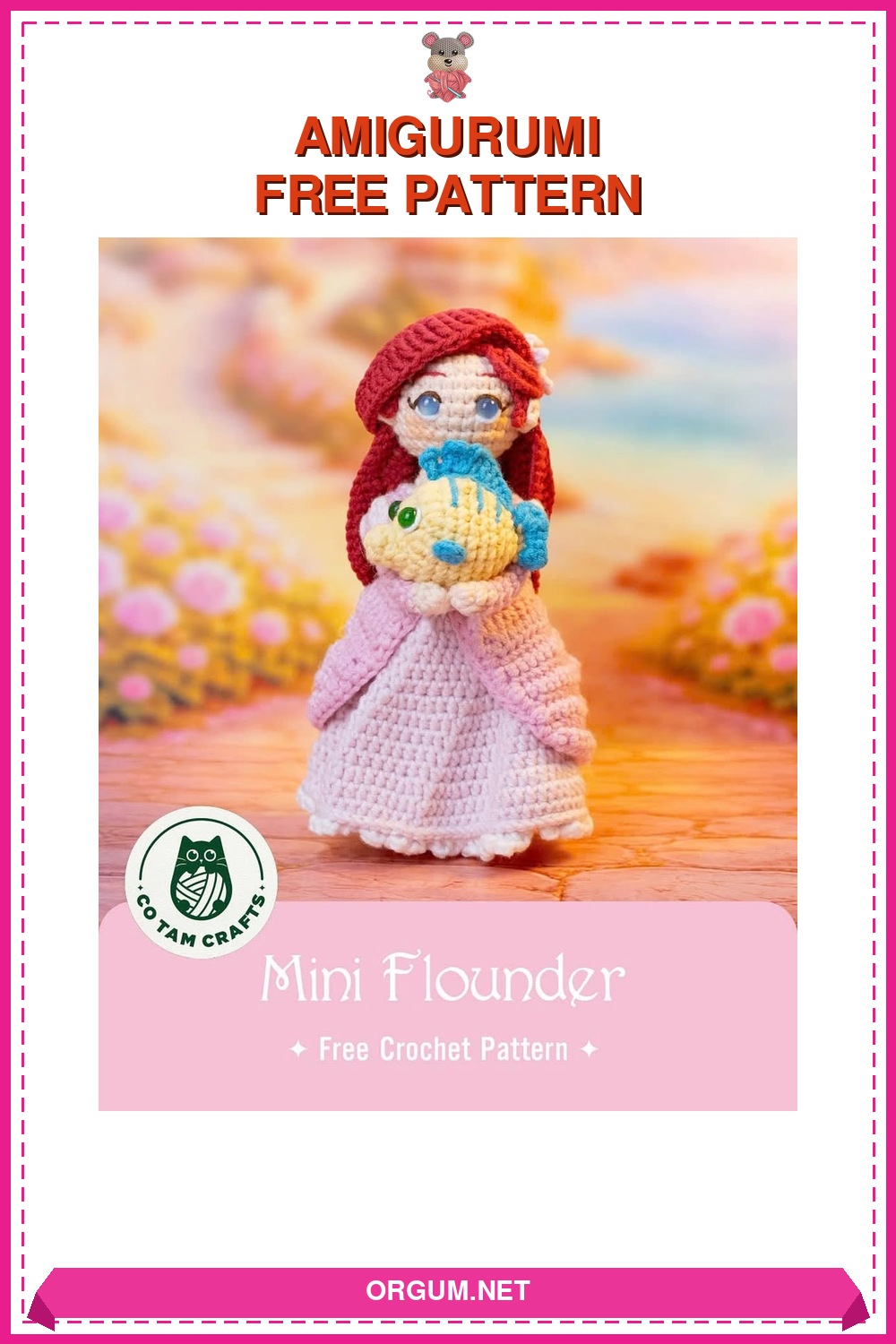 Pisi Balığı Amigurumi Tarifi Pin